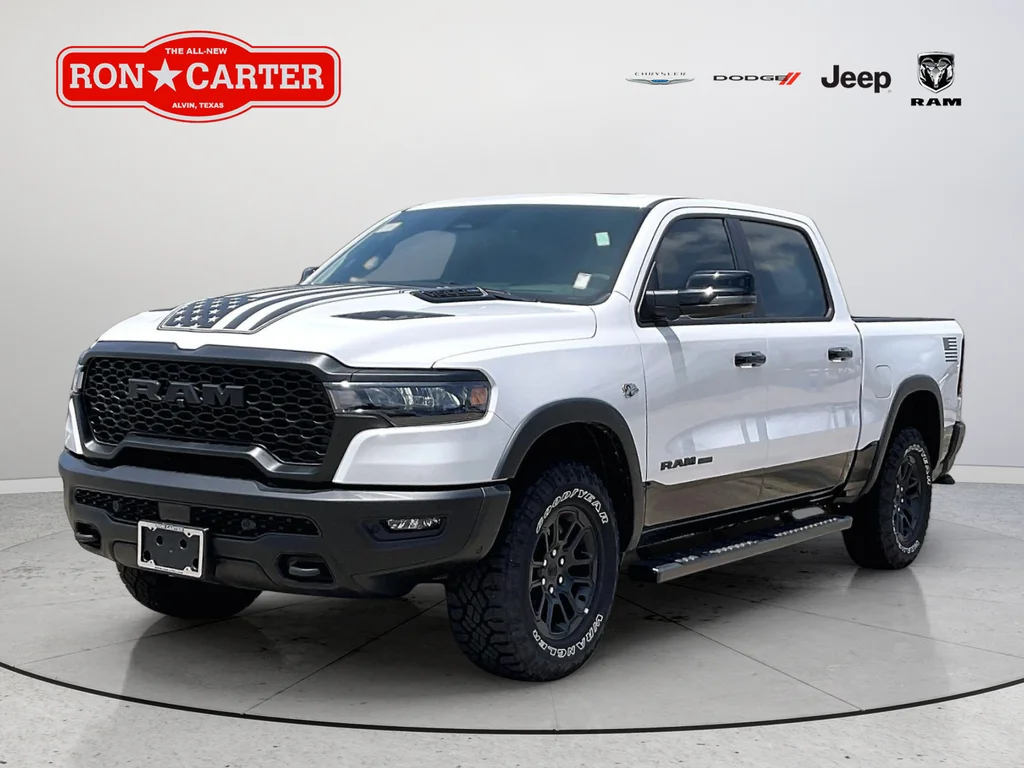 New 2026 Bright White Clear-Coat Exterior Paint RAM Rebel image 3