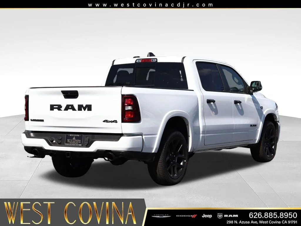 New 2026 Bright White Clear-Coat Exterior Paint RAM Laramie image 5