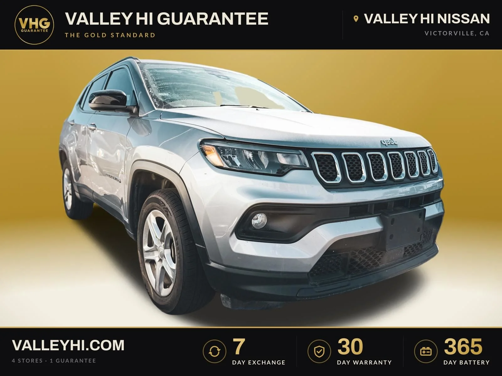 Used 2024 Silver Jeep Latitude image 1
