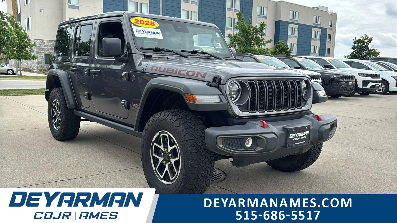 Used 2025 Gray Jeep Rubicon image 1