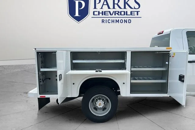 New 2025 Summit White Chevrolet Work Truck image 8
