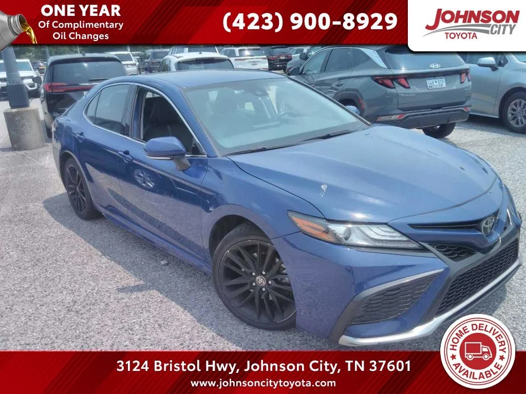 Used 2024 Blue Toyota XSE image 1