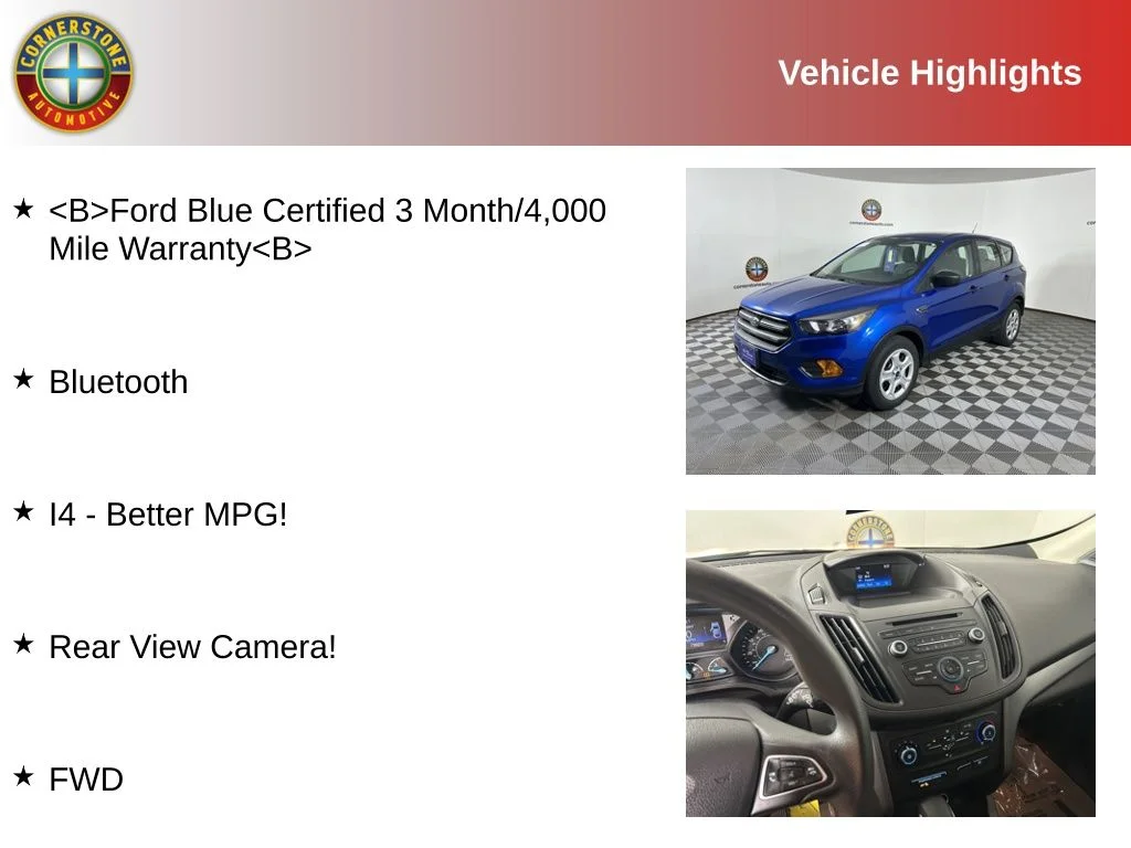 Used 2018 Ford Escape S with VIN 1FMCU0F75JUC08743 for sale in Elk River, Minnesota