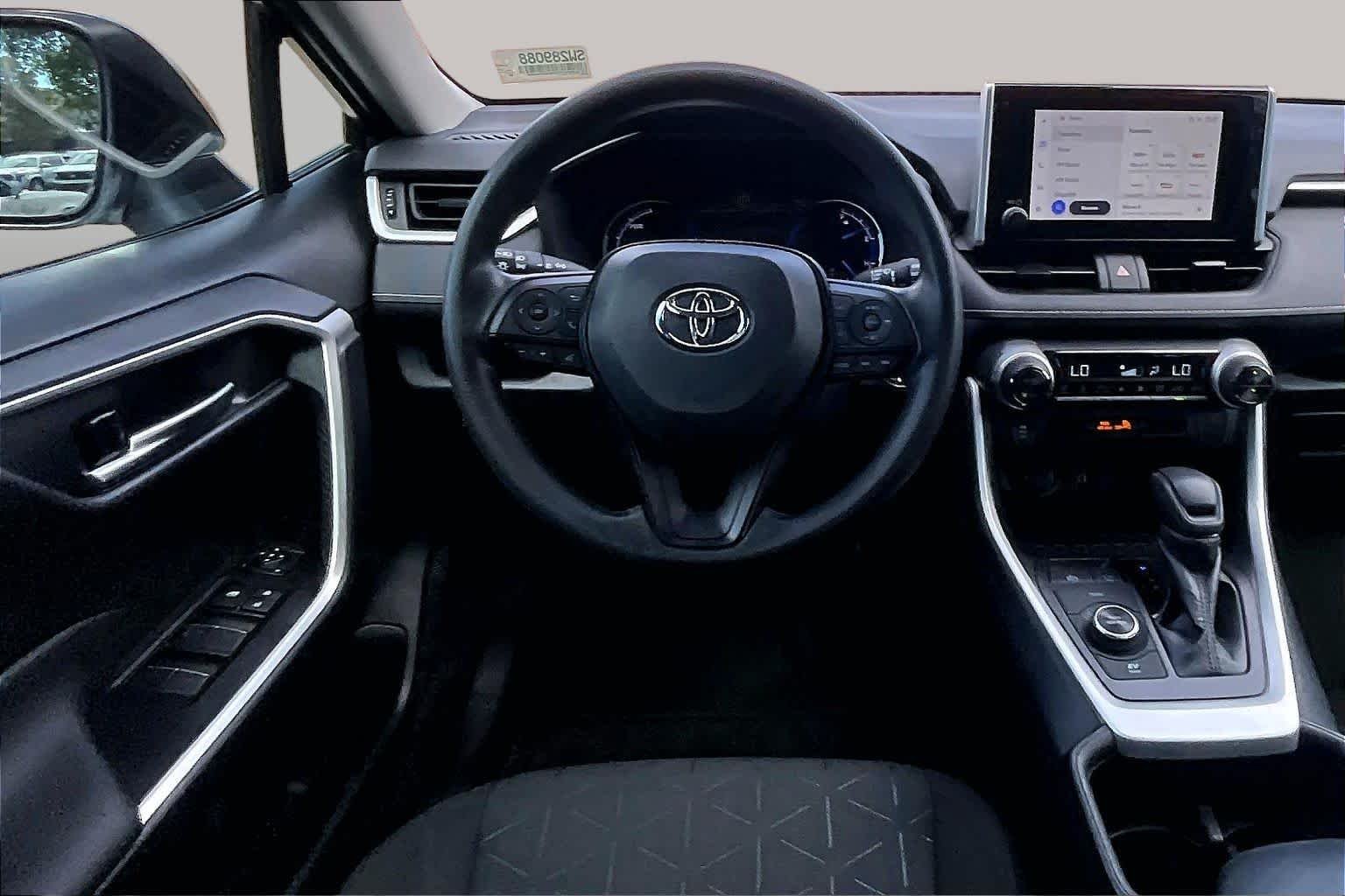 Used 2025 Ice Cap/Midnight Black Metallic Toyota Hybrid Woodland image 6