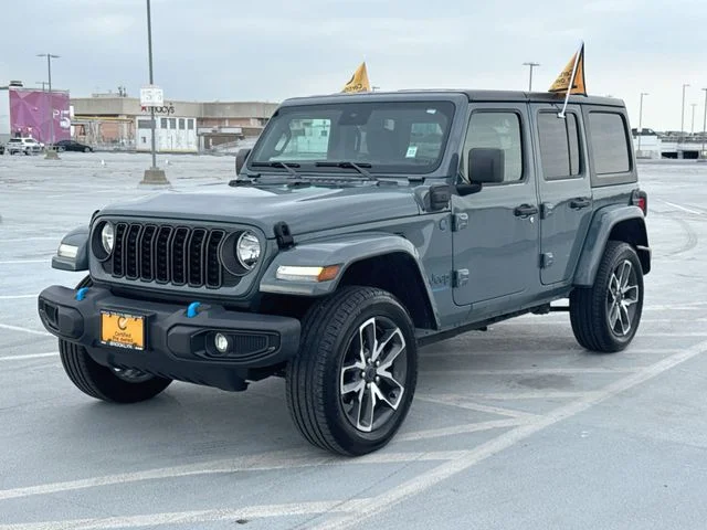 Used 2024 Gray Jeep Sport S 4xe image 4