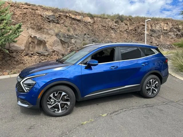 Certified Used 2025 Sapphire Blue Kia EX image 1