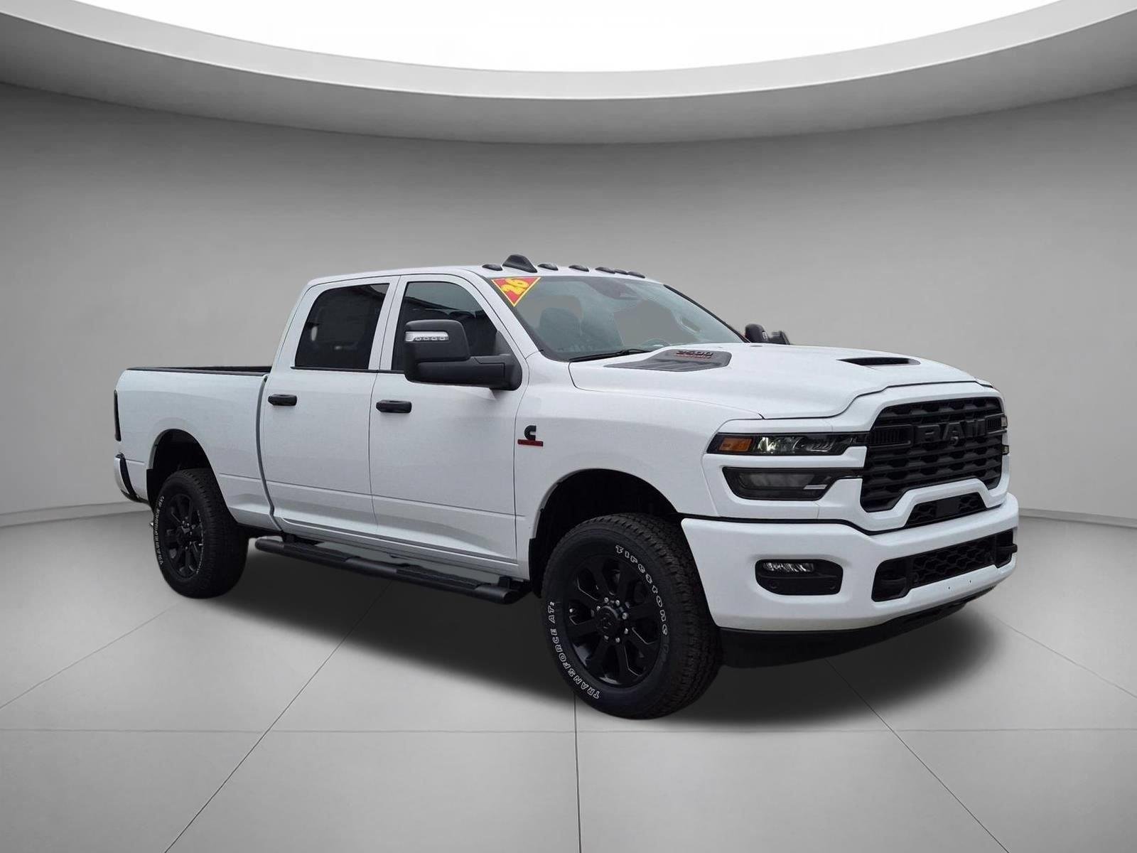 New 2026 Bright White Clear-Coat Exterior Paint RAM Black Express image 7