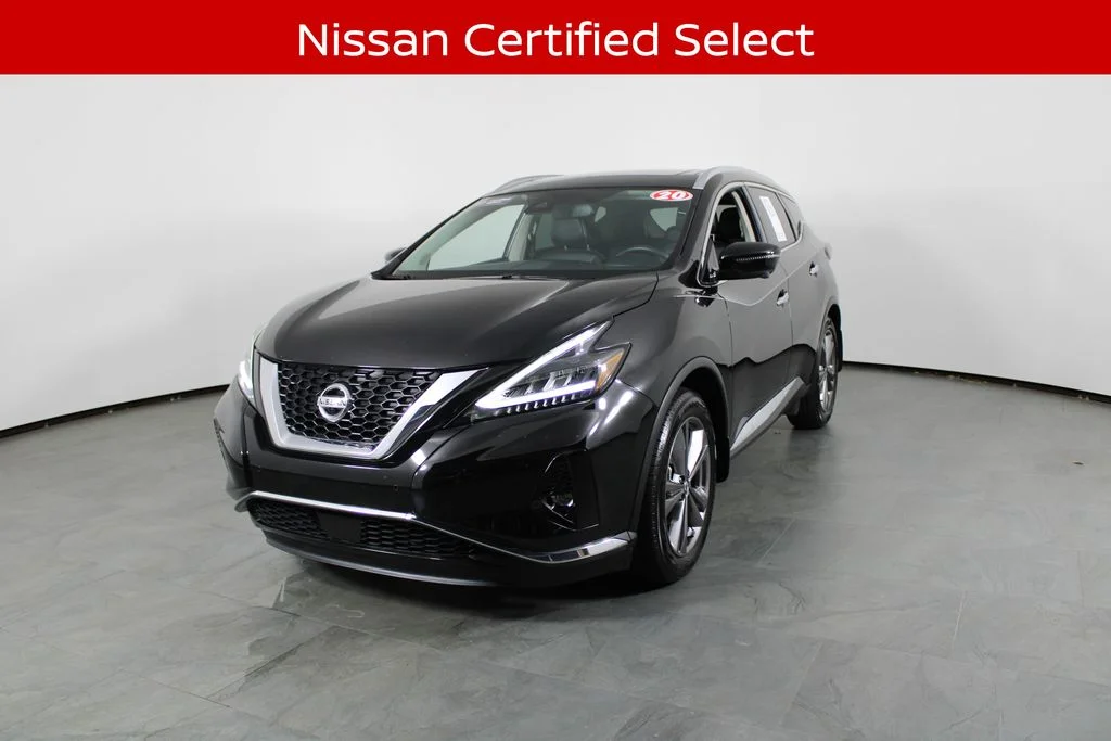 Certified Used 2020 Black Nissan Platinum image 2