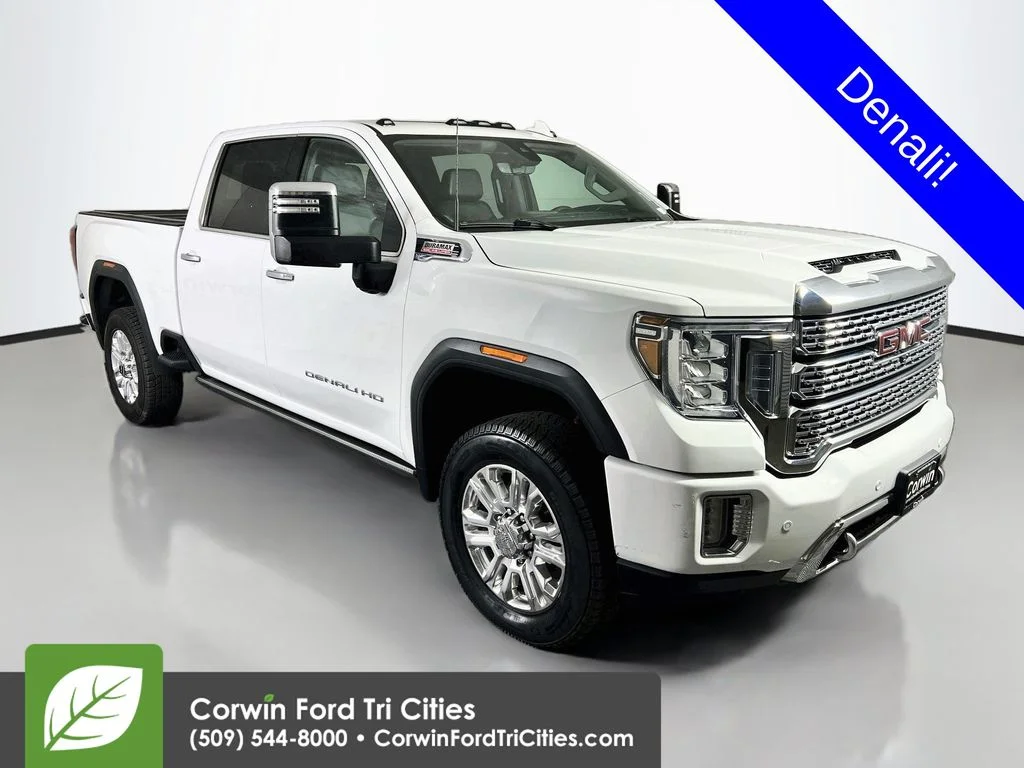 Used 2021 Summit White GMC Denali image 1