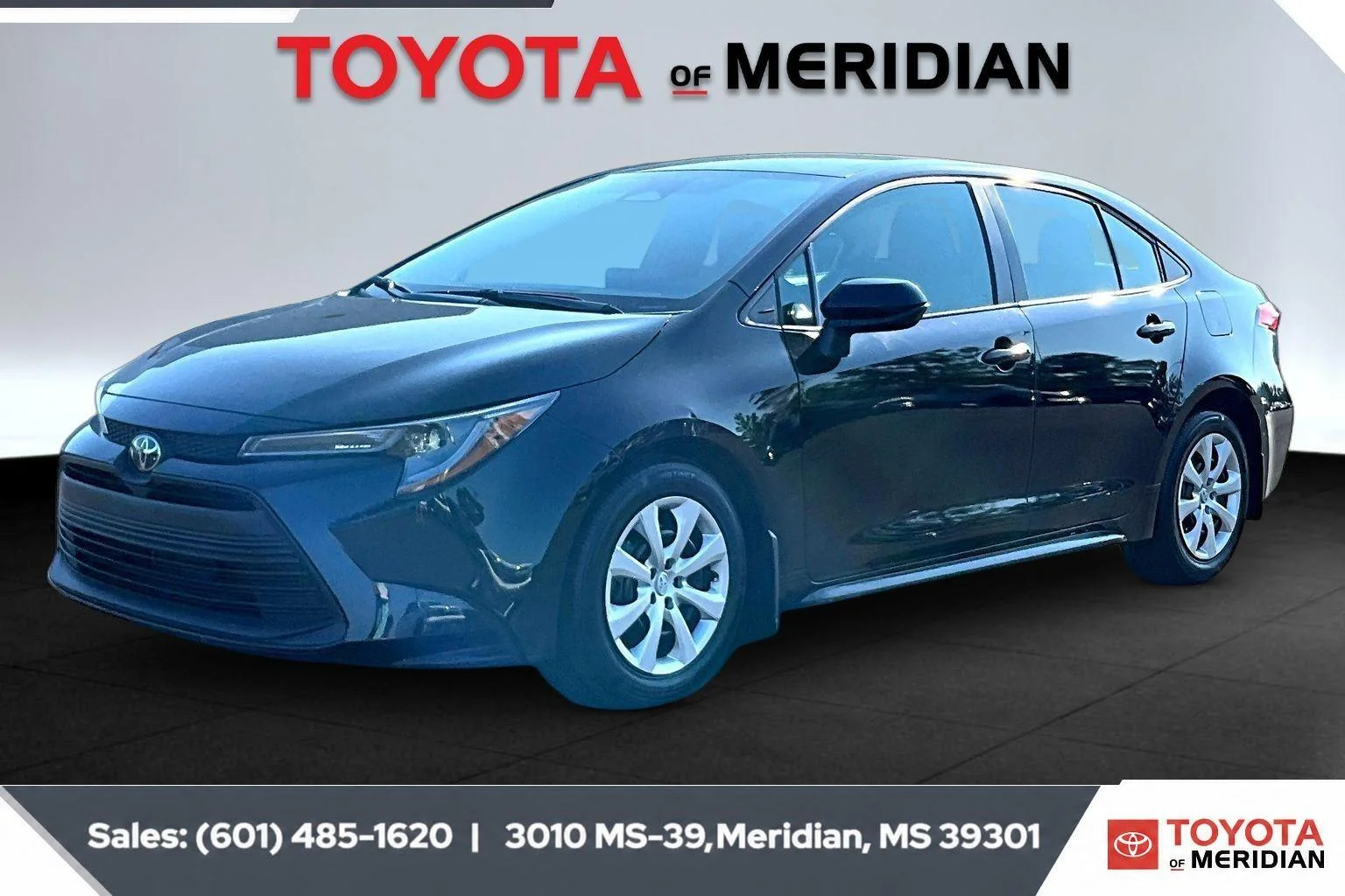 Used 2024 Midnight Black Metallic Toyota LE image 10