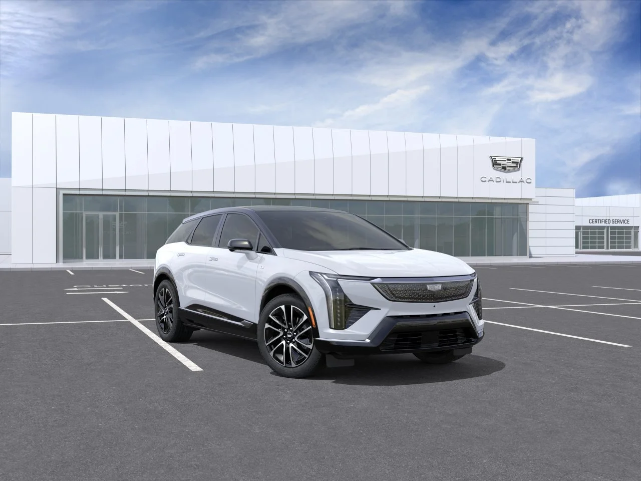 New 2026 Vibrant White Tricoat Cadillac Premium Sport image 2