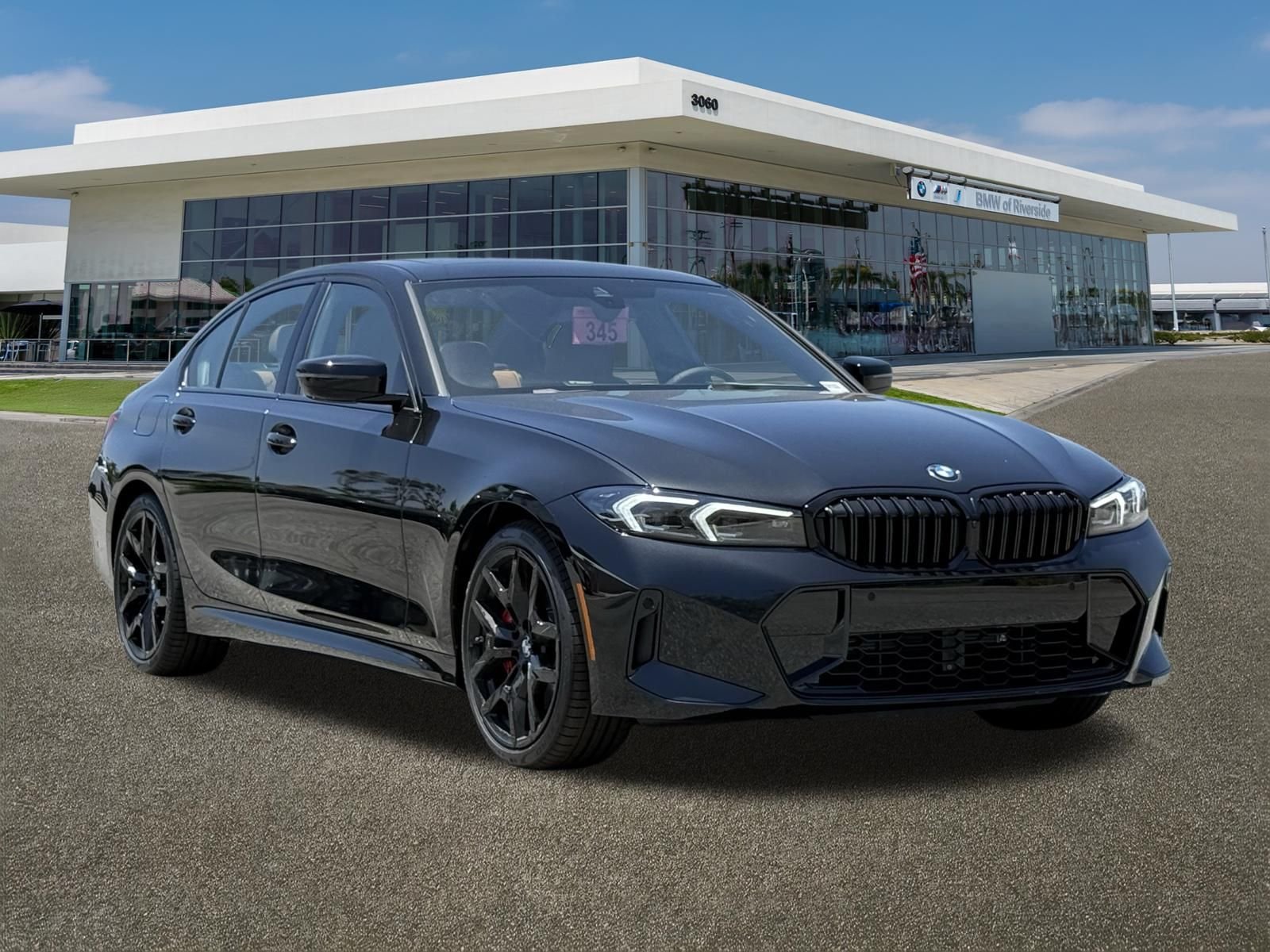 New 2026 Black Sapphire Metallic BMW 330i image 2