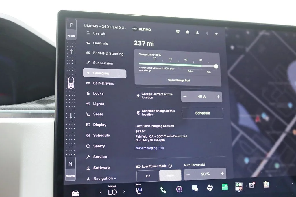 Used 2024 Black Tesla Plaid image 22