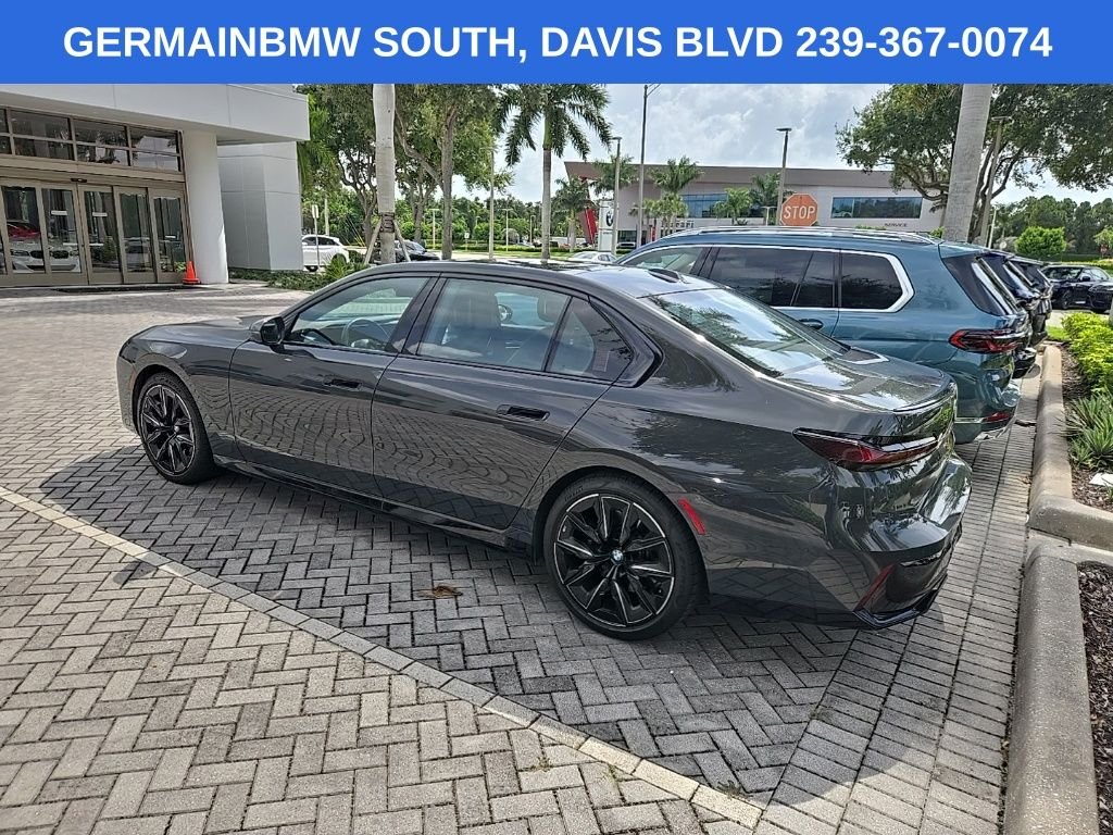 Certified Used 2023 Gray Metallic BMW 740i image 4