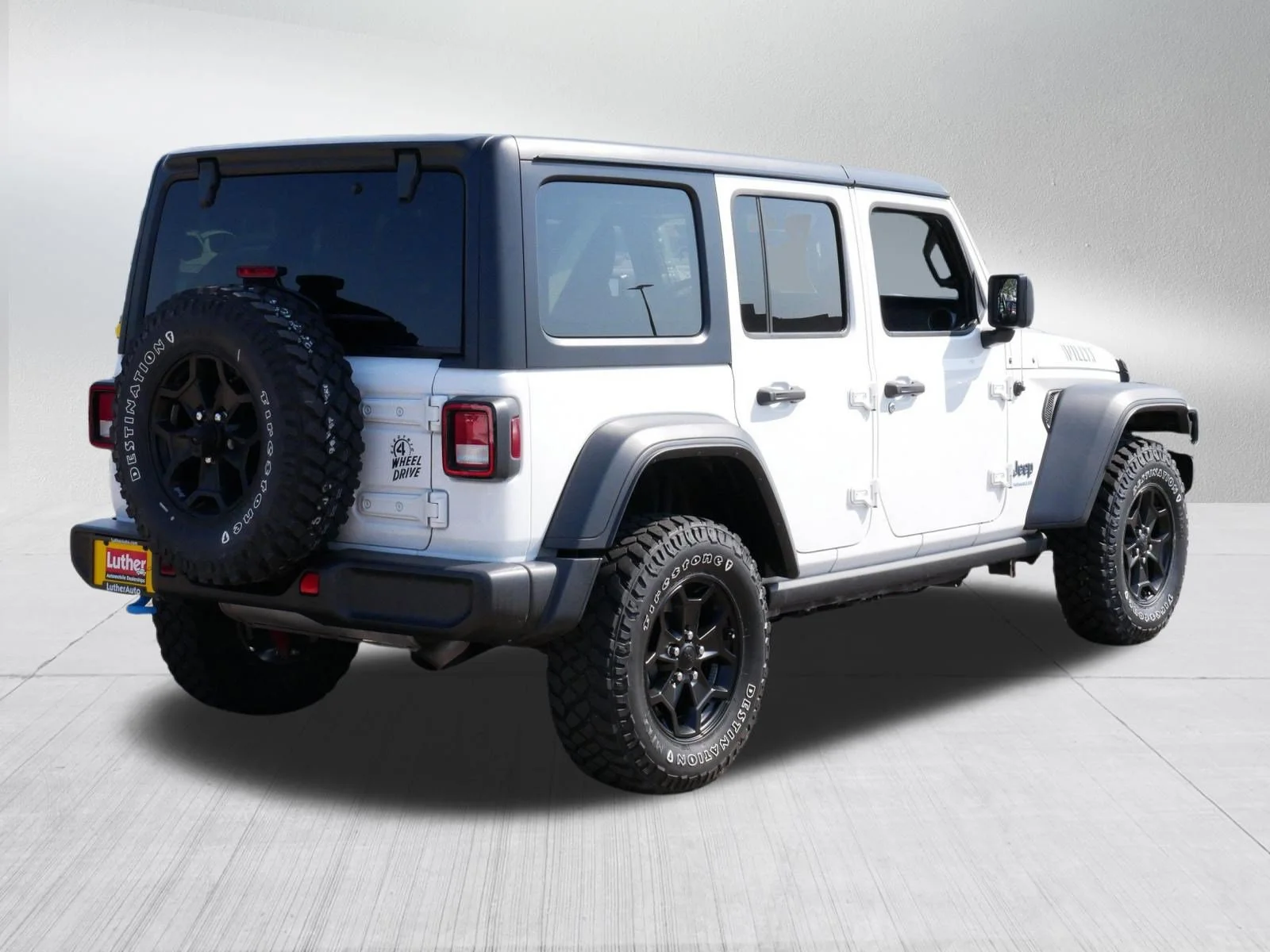 Used 2023 Bright White Clearcoat Jeep Willys image 7