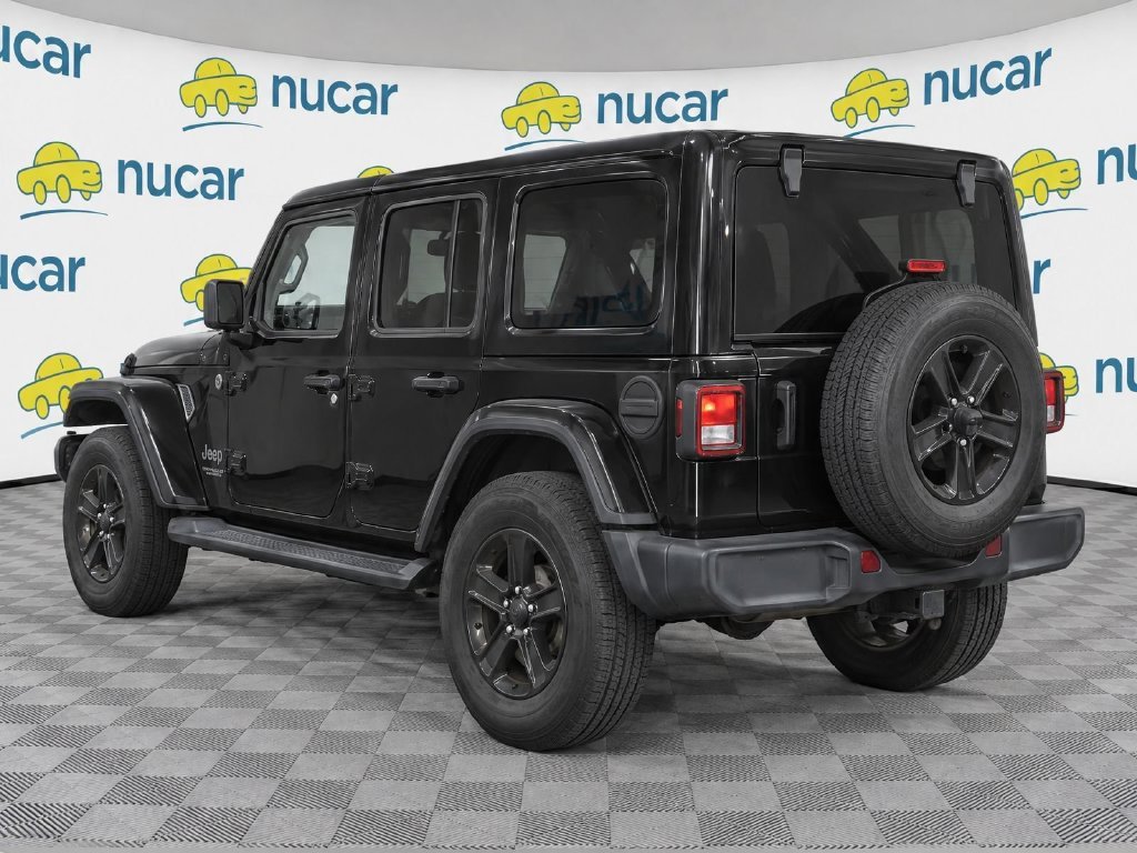 Used 2020 Black Jeep Unlimited Sahara Altitude image 3
