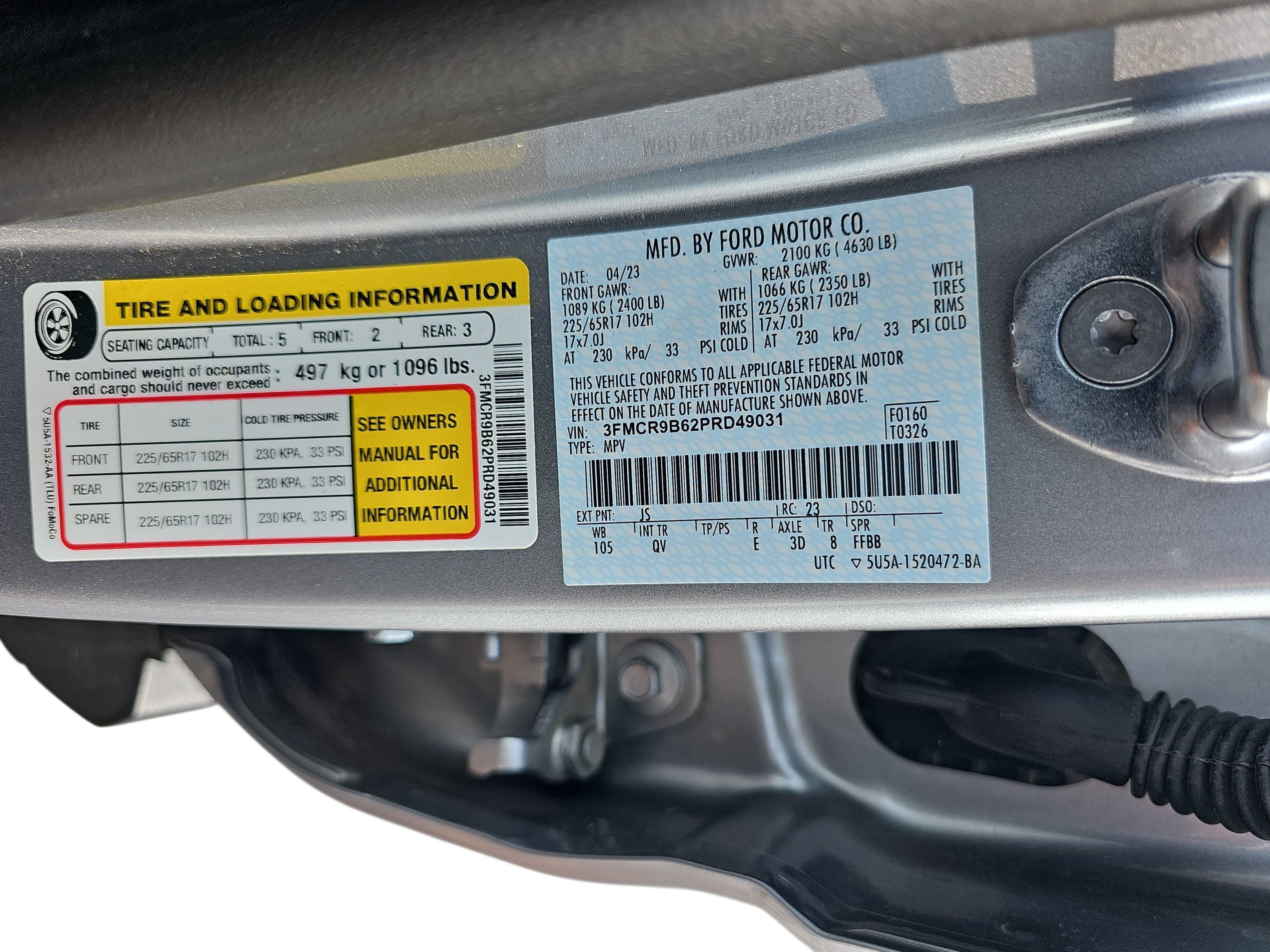 Used 2023 Silver Metallic Ford Big Bend image 28