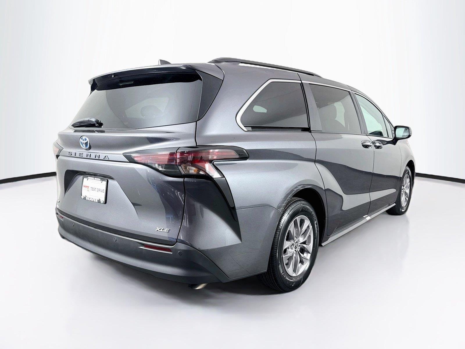 Certified Used 2025 Magnetic Gray Metallic Toyota XLE 8-Passenger image 2