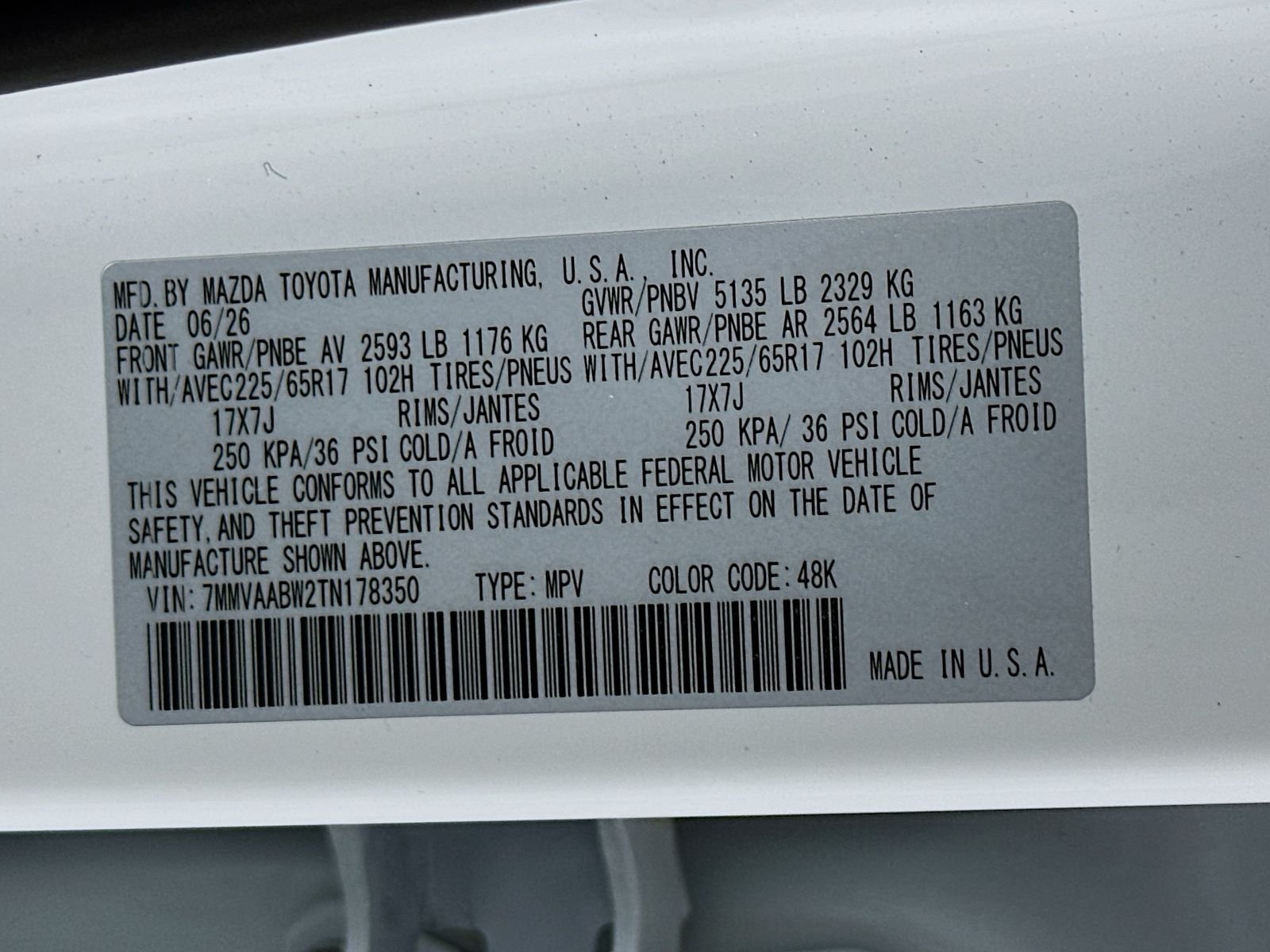 New 2026 Wind Chill Pearl Mazda Preferred AWD image 33