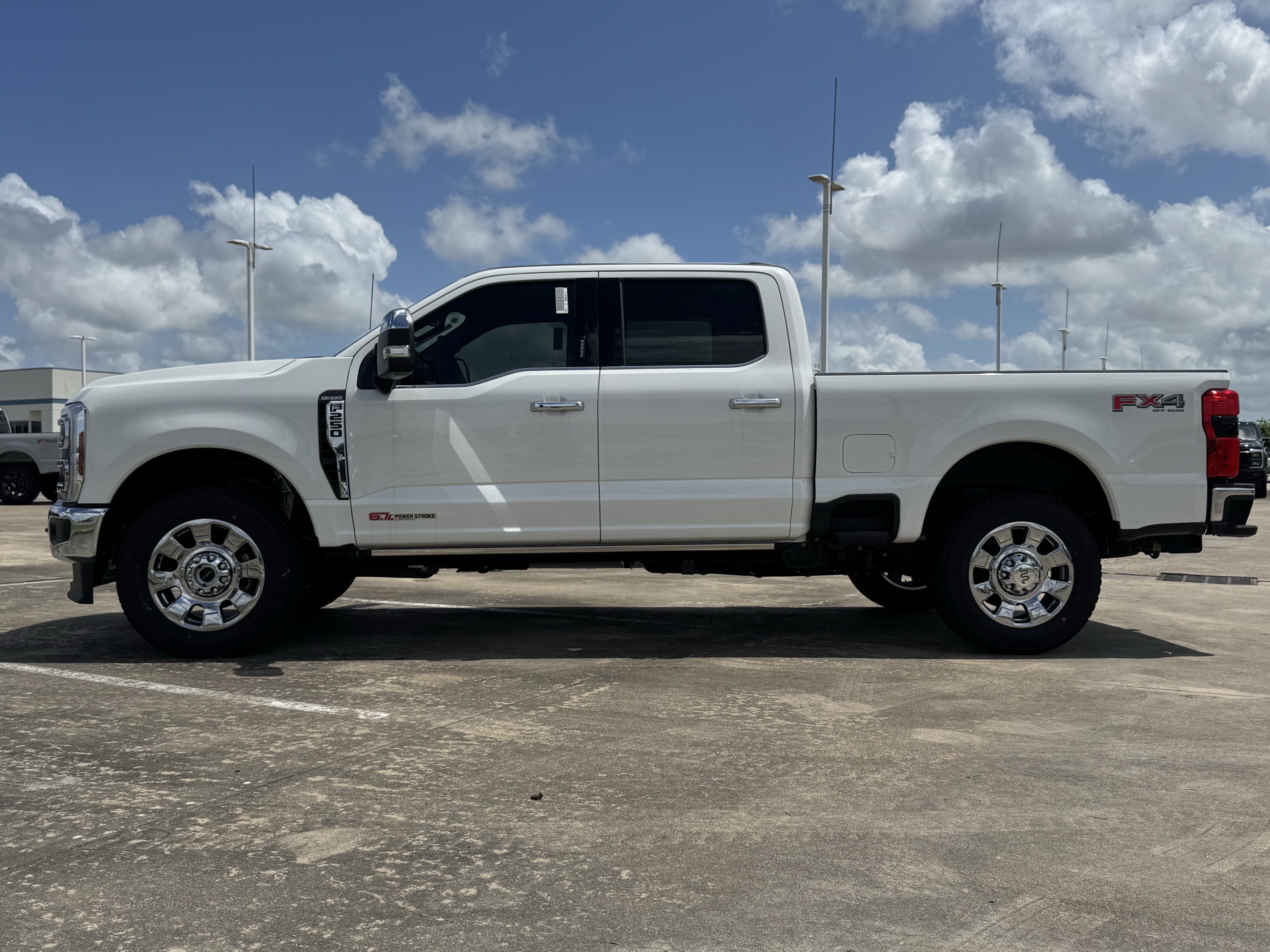 New 2026 Star White Metallic Tri-Coat Ford King Ranch image 6