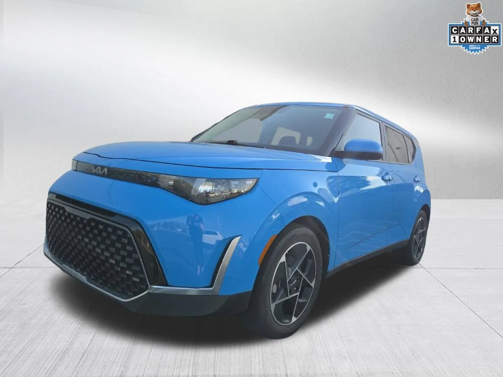 Used 2024 Blue Kia EX image 1