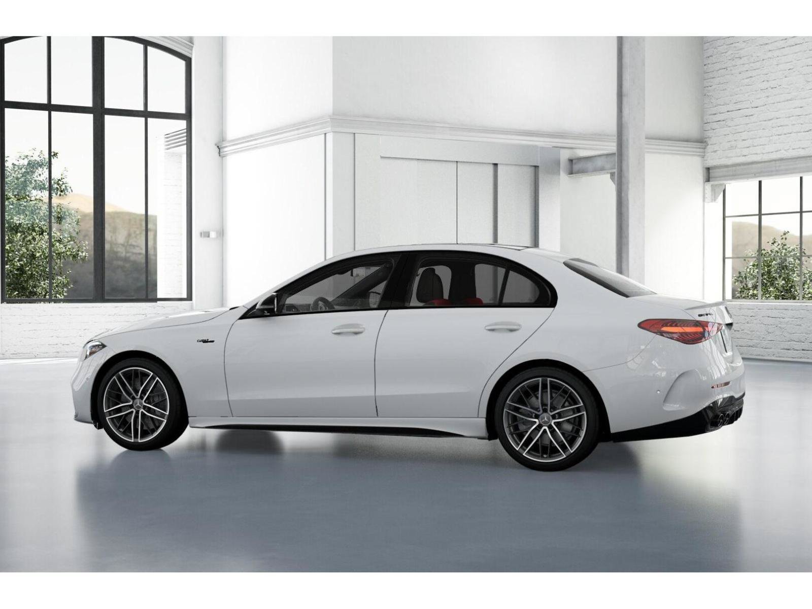 New 2026 Polar White Mercedes-Benz AMG® C 43 4MATIC® Sedan image 46