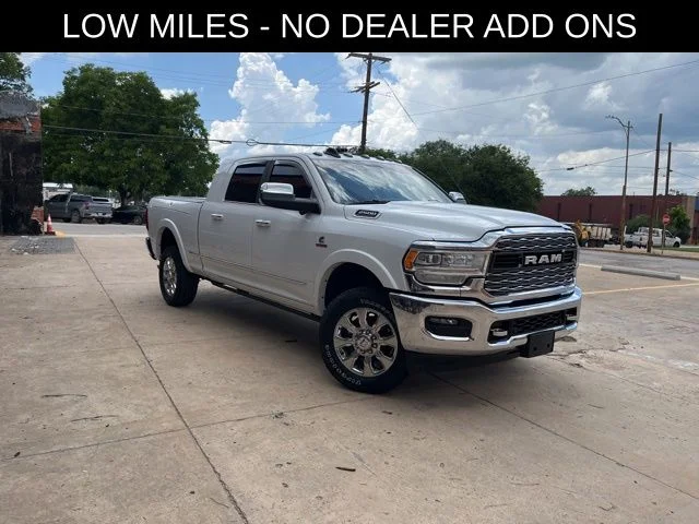 Used 2022 Bright White Clearcoat Ram Limited image 10