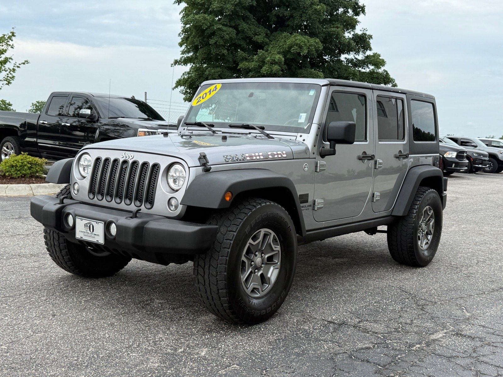 Used 2014 Billet Silver Metallic Clear Coat Jeep Rubicon image 7