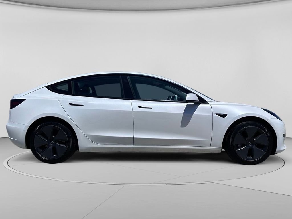 Used 2021 Pearl White Multi-Coat Tesla Standard Range Plus image 32
