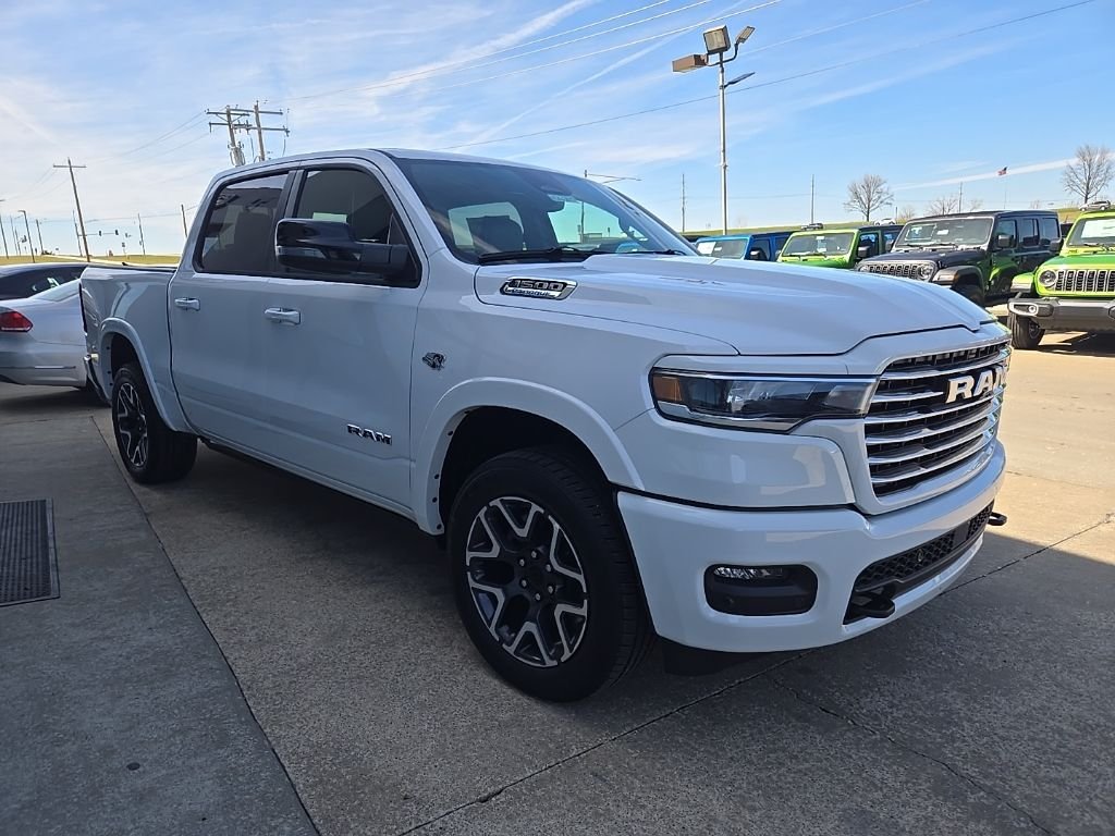 New 2026 Bright White Clear-Coat Exterior Paint RAM Laramie image 14