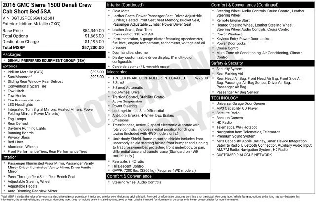 Used 2016 IRIDIUM METALLIC GMC Denali image 5