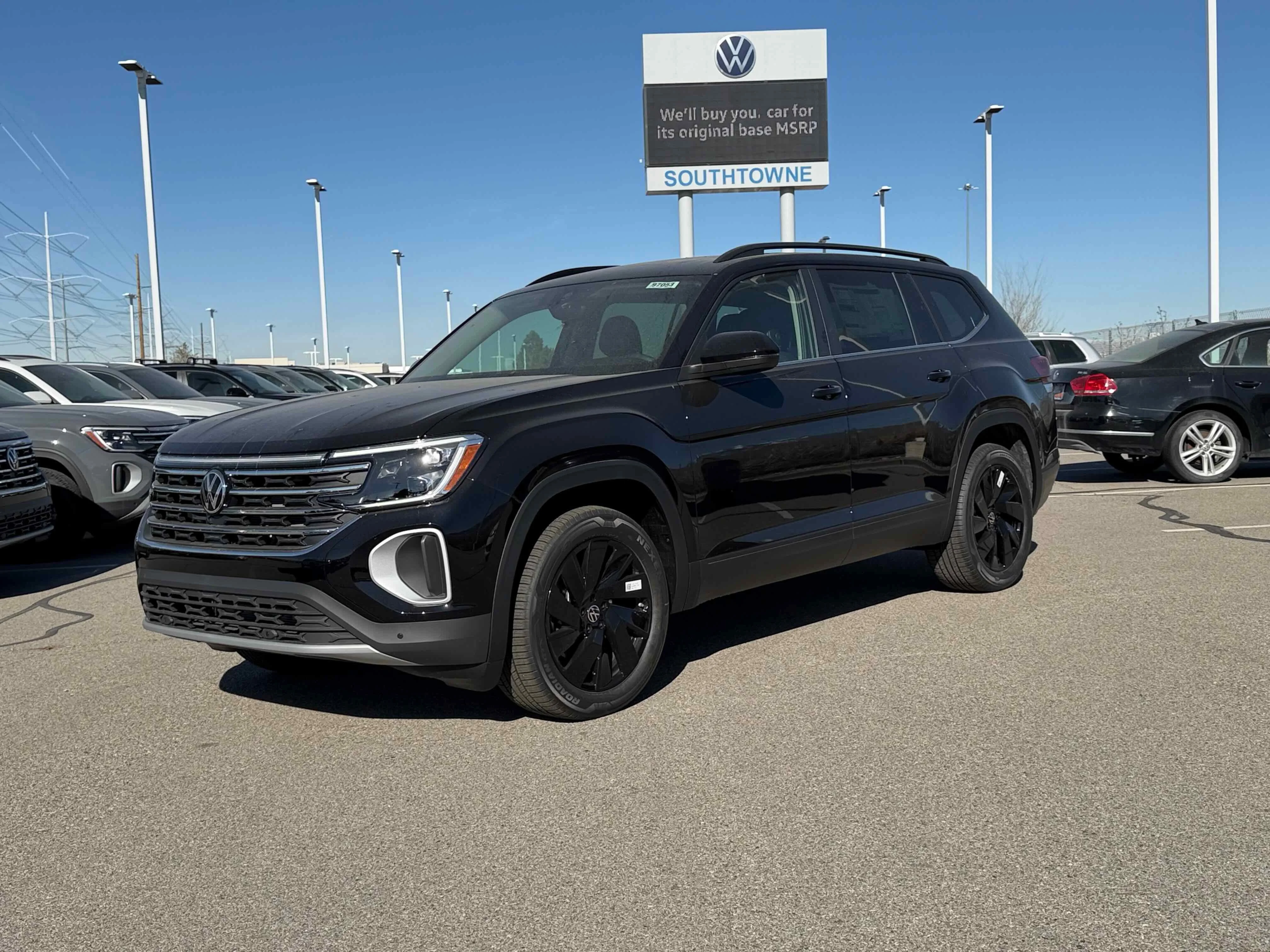 New 2026 Deep Black Volkswagen 2.0T SE w/Technology image 1