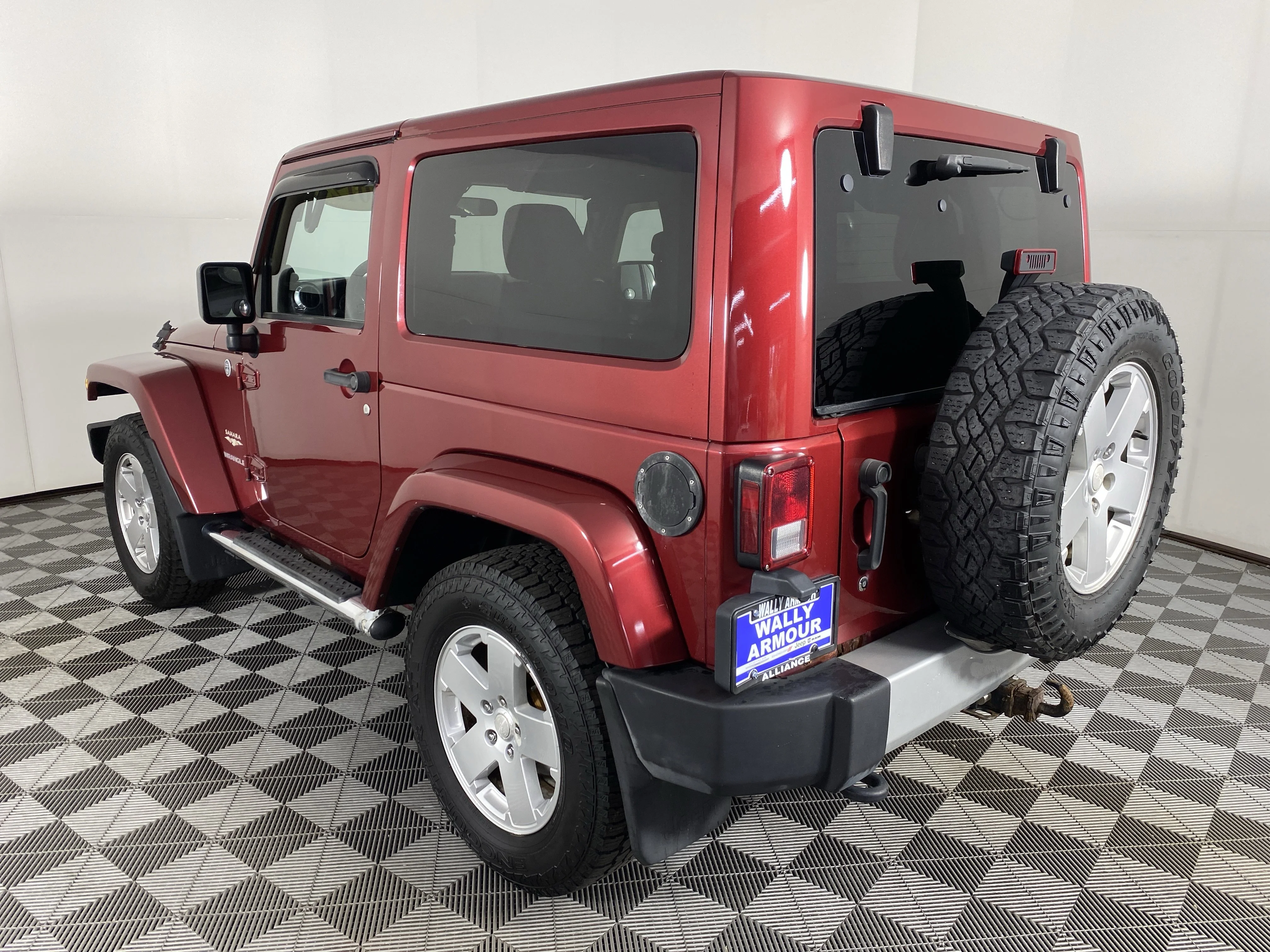 Used 2012 Deep Cherry Red Crystal Pearl Jeep Sahara image 8