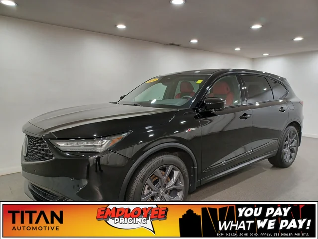 2024 Acura MDX A-Spec SH-AWD*7 Pass | Adaptive Cruise | Remote Start | Cooled Red Leather | Pano Roof | Htd Wheel