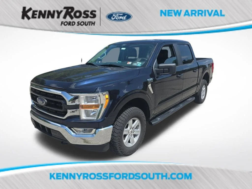 Used 2021 Blue Ford XLT image 1