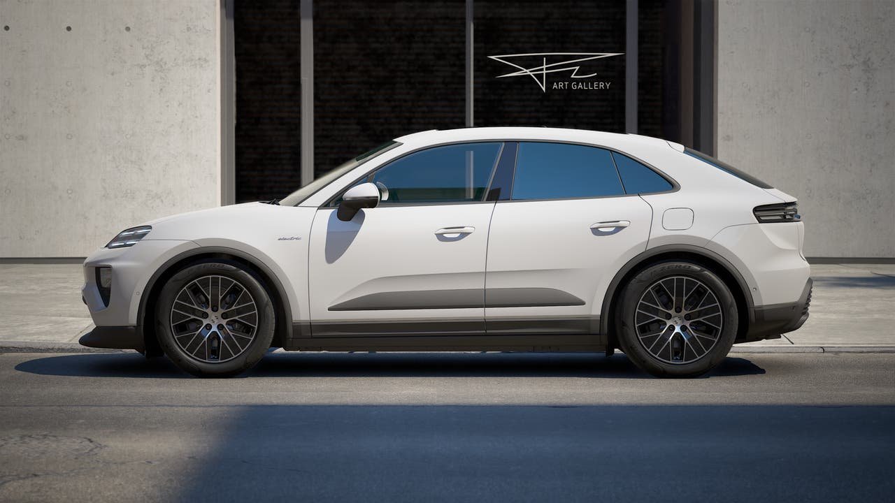 New 2027 White Porsche 4 Electric image 2