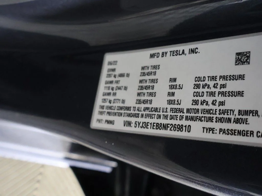 Used 2022 Silver Tesla Long Range image 51