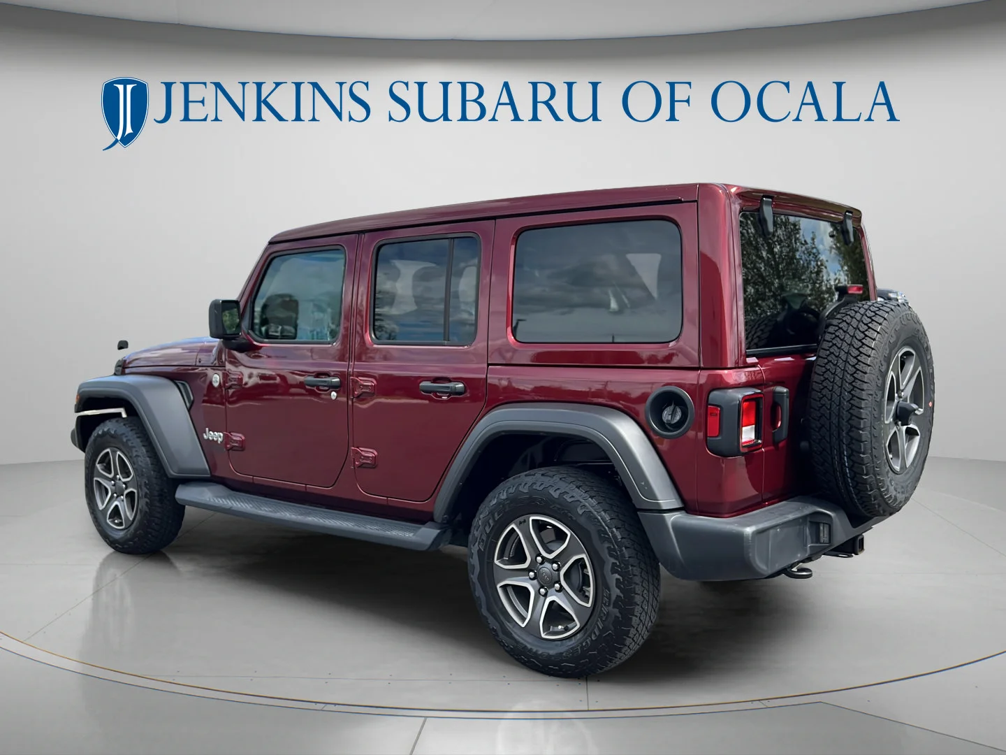 Used 2021 Snazzberry Pearlcoat Jeep Unlimited Sport S image 5