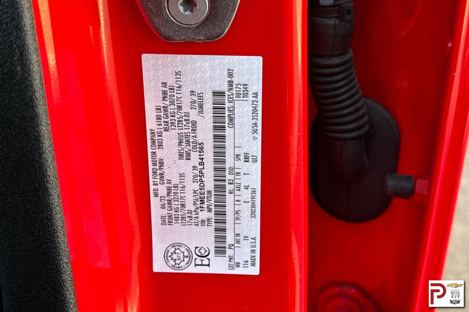 Used 2023 Red Ford Badlands image 36