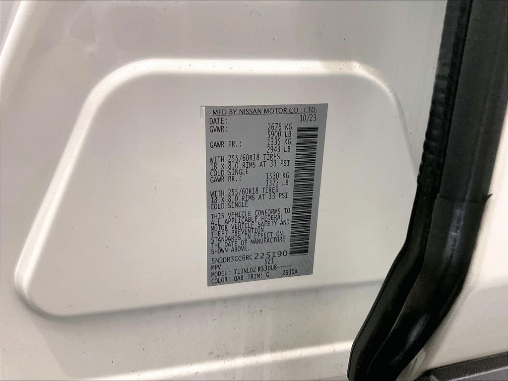 Used 2024 Pearl White Tricoat Nissan SL image 36