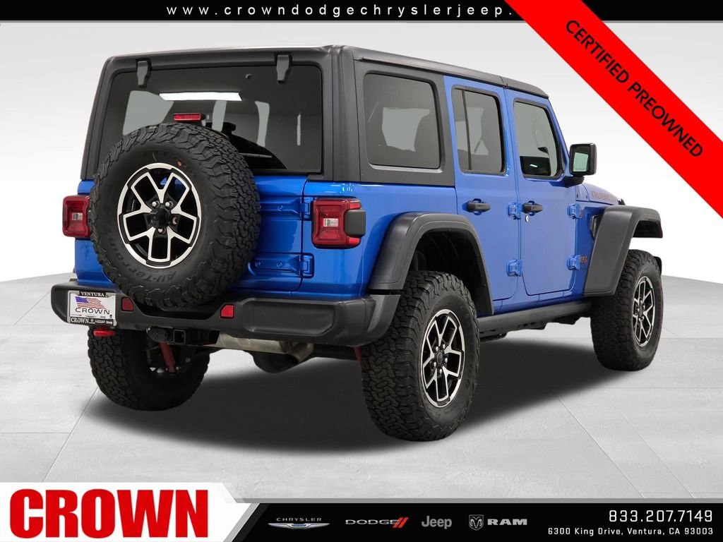 Certified Used 2025 Blue Jeep Rubicon image 7