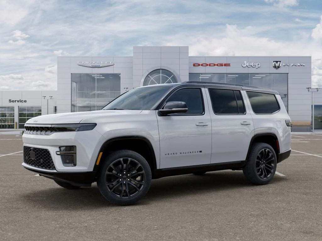 New 2026 Bright White Clearcoat Jeep Summit Obsidian image 2