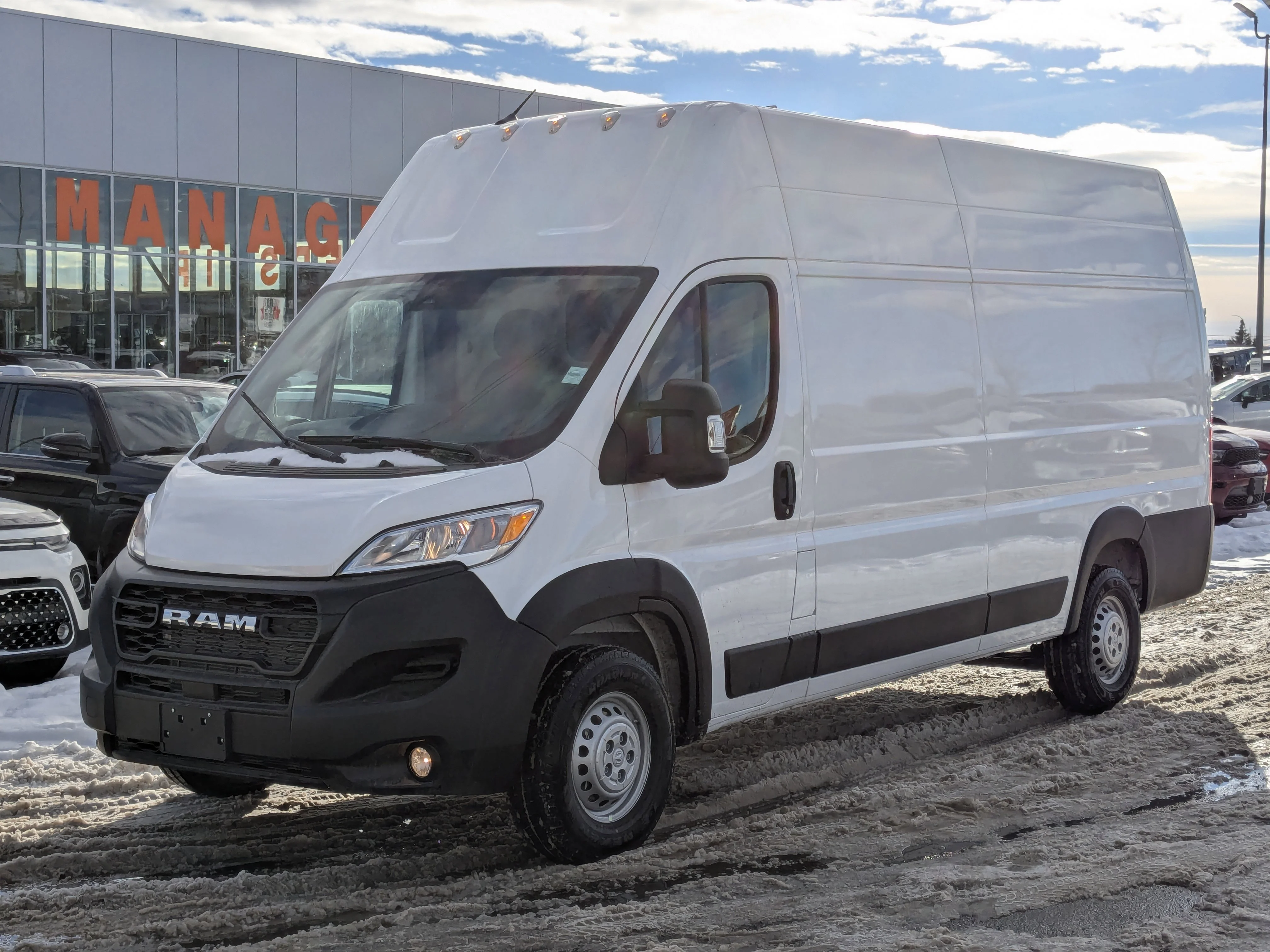 New 2026 White RAM Tradesman - - Super High Roof - Cargo Partition - Adaptive Cruise - Remote Start & tons more! image 4