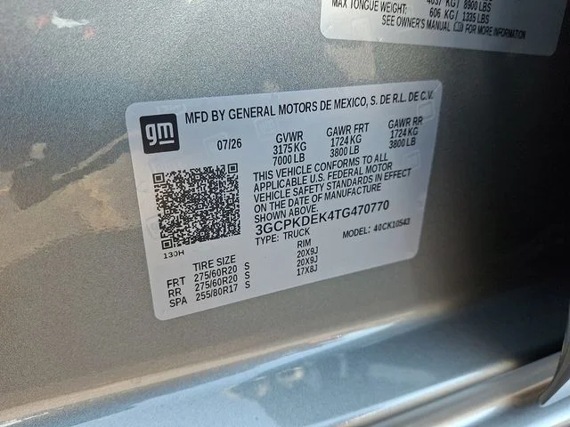 New 2026 Gray Chevrolet LT image 22