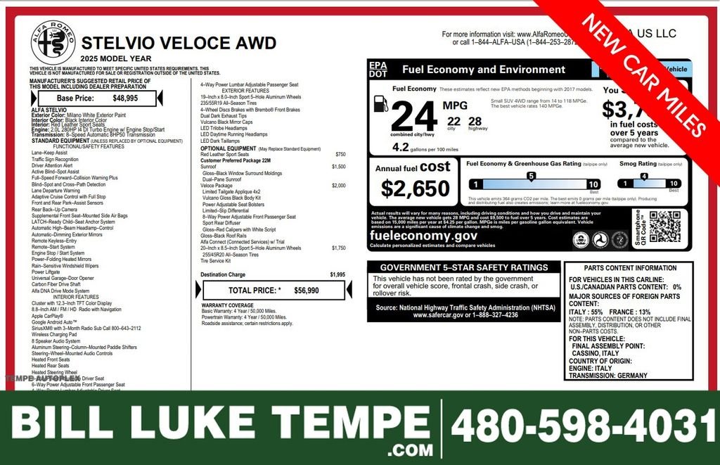 2025 Alfa Romeo Stelvio Base