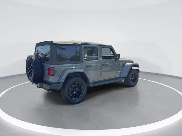Used 2022 Gray Jeep Unlimited Sahara 4xe image 8