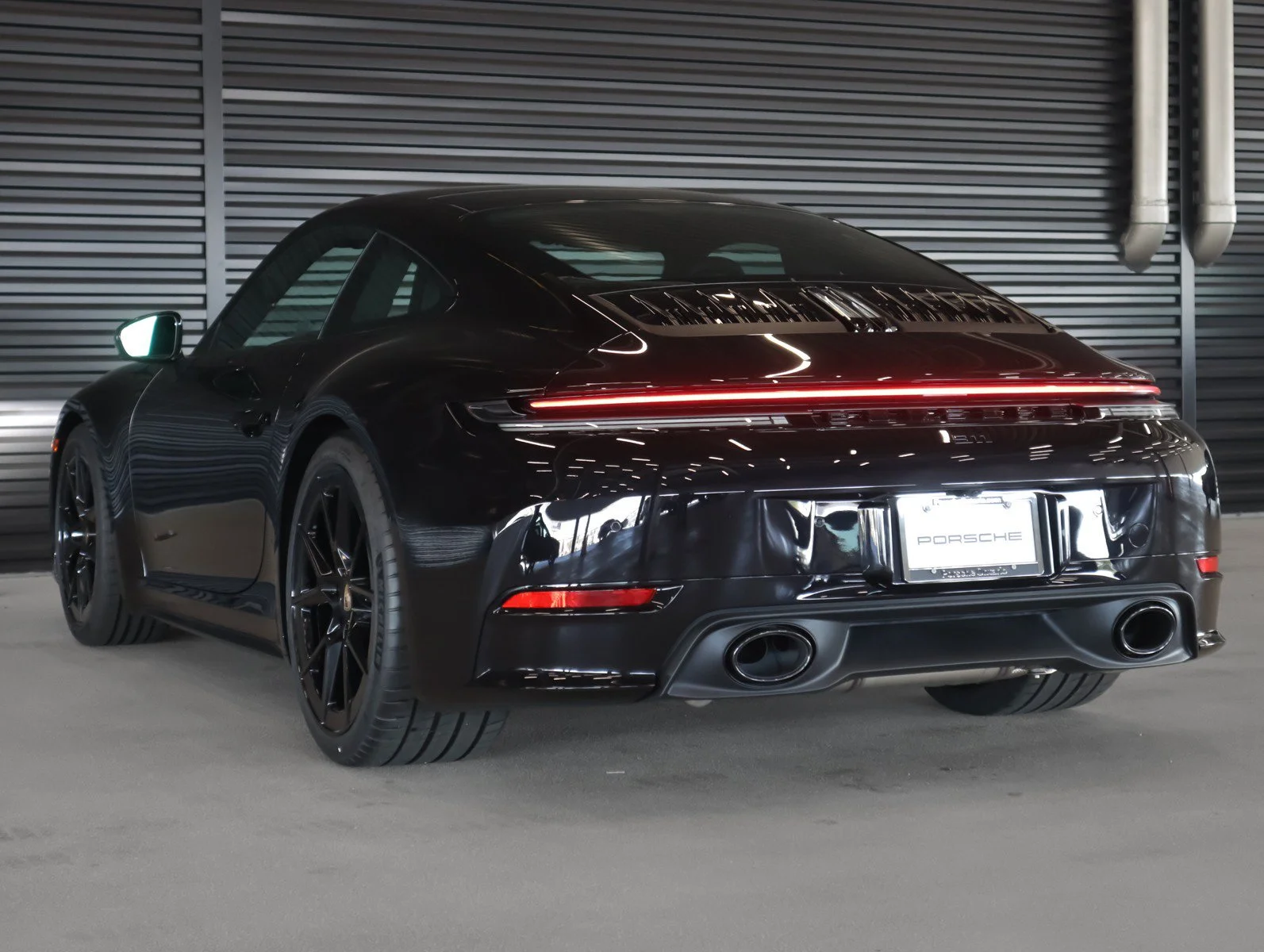 New 2026 Jet Black Metallic Porsche Carrera 4S Coupe image 3
