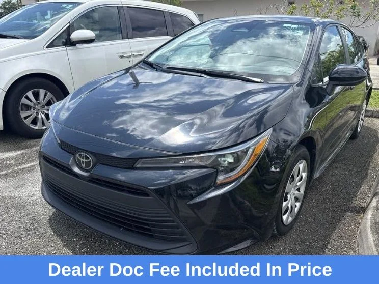 Used 2024 Black Toyota LE image 1