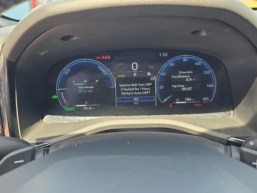 Used 2025 Ocean Gem/Midnight Black Metallic Toyota XSE image 5