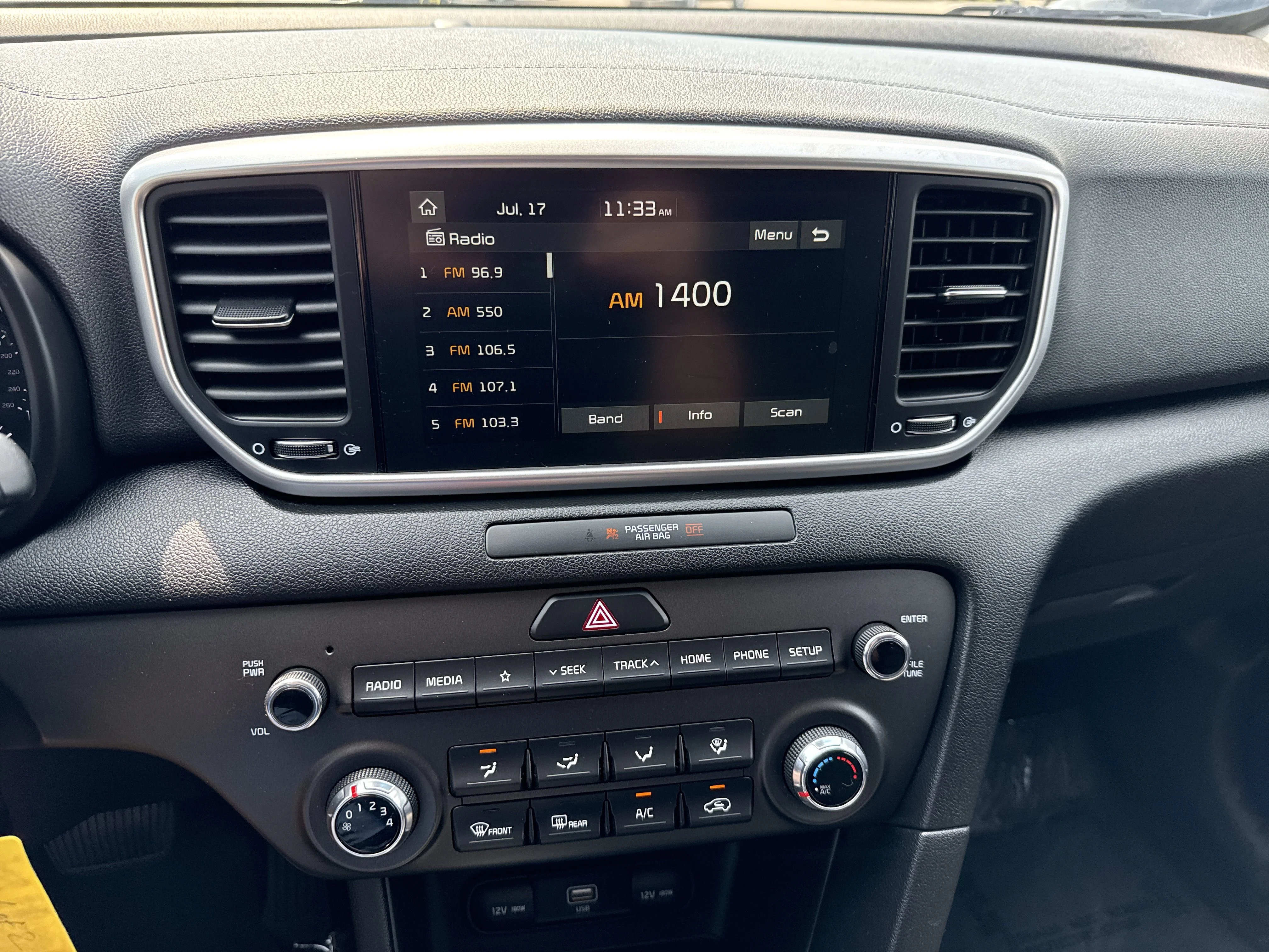 Used 2020 Black Cherry Pearl Kia LX image 24